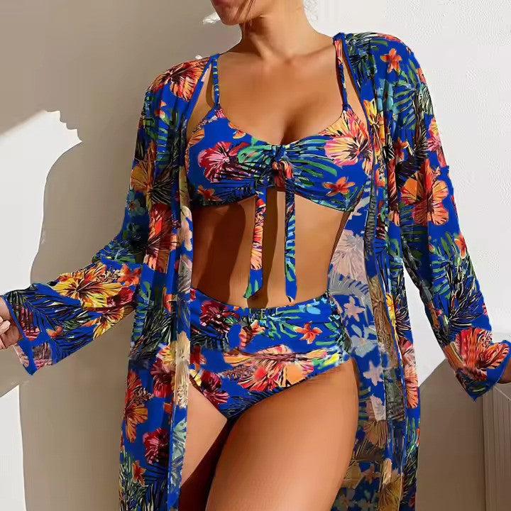 Bikiniset met Hoge Taille en Cover-up – Amira