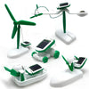 Zonne-energie Robotkit 6-in-1 – Bouw en Leer met Zeilboot, Windmolen, Auto en Meer
