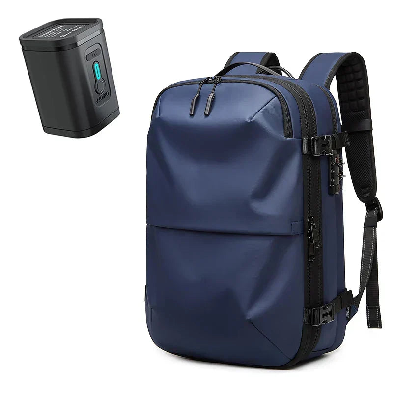 ElitePack Rugzak met Luchtcompressie | Waterdichte 60L rugzak voor zaken en reizen met vacuümcompressietechnologie