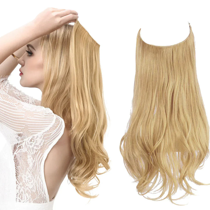 SecretHair | Premium Extensions van Echt Haar | 100% REMY Kwaliteit | Volume en Lengte Zonder Naden | Natuurlijke Glans | Hittebestendig en Duurzaam