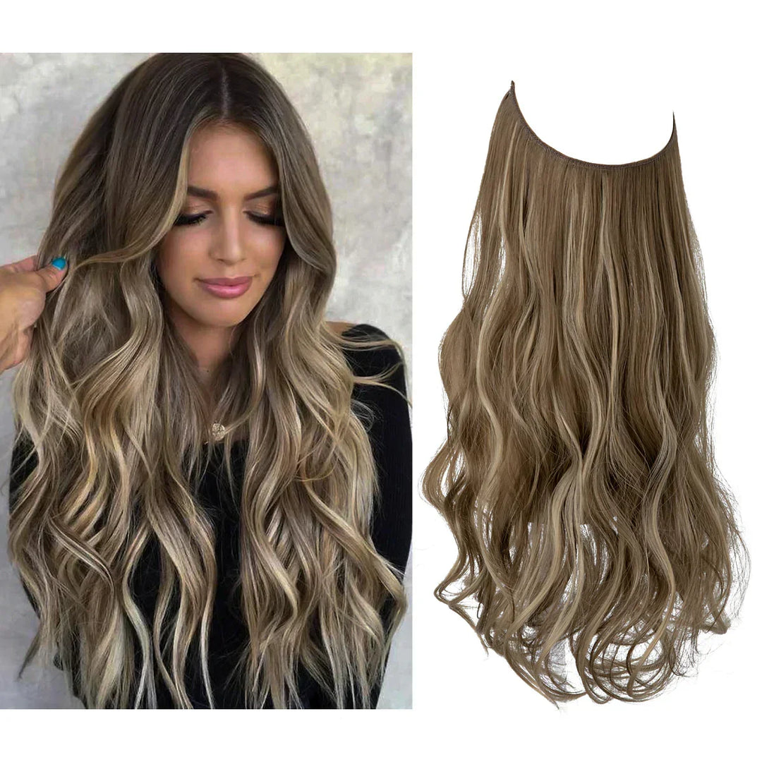 SecretHair | Premium Extensions van Echt Haar | 100% REMY Kwaliteit | Volume en Lengte Zonder Naden | Natuurlijke Glans | Hittebestendig en Duurzaam