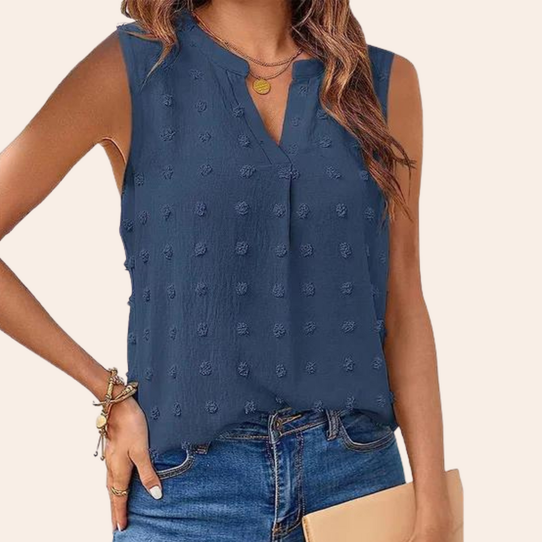 Mouwloze Luchtige Dames Blouse – Vera