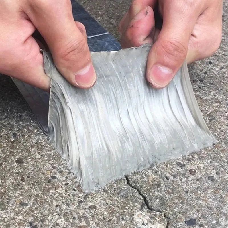 Waterdichte hittebestendige tape - Dikkere butyl-aluminiumtape voor reparaties van muren, zwembaden en daken - zelfklevende plaktape