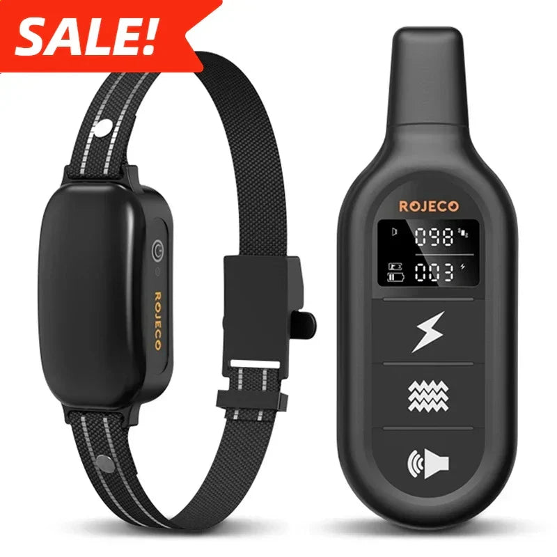 Elektrische trainingshalsband voor honden met 1000 m bereik, waterdicht – PetTrainer