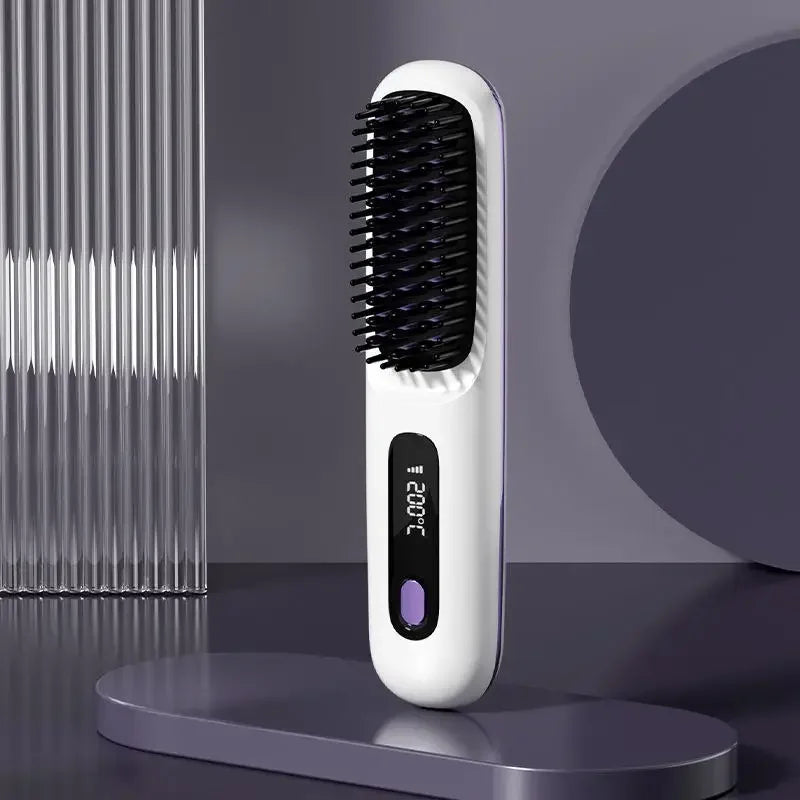 Glissara | Draadloze Stijltang | USB-oplaadfunctie en LCD-display | Keramiek- en Ionentechnologie