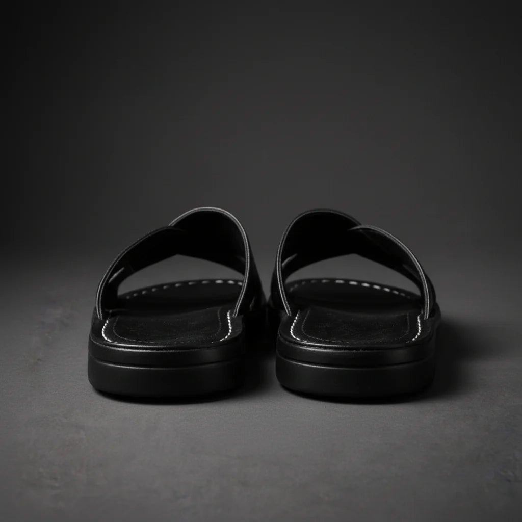Herensandalen | Gekruiste bandjes & comfortabel instappen