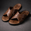 Herensandalen | Ontwerp met gekruiste bandjes & instapcomfort