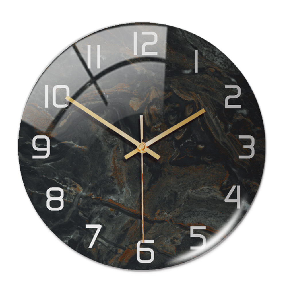Elegante Wandklok met Marmereffect – MarbleTime