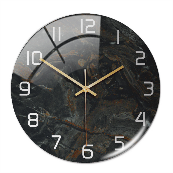 Elegante Wandklok met Marmereffect – MarbleTime
