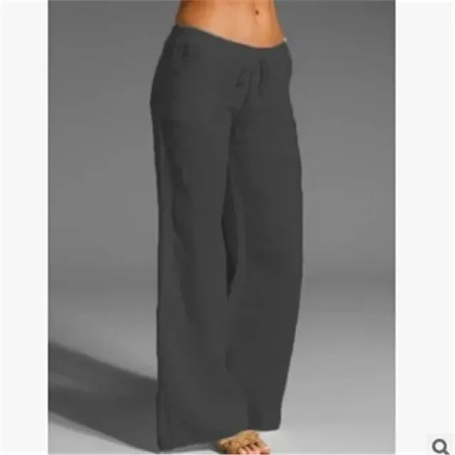 Comfortabel linnen broek dames- Julie