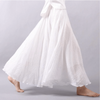 Elegante bohemian linnenmix maxi rok - Magna