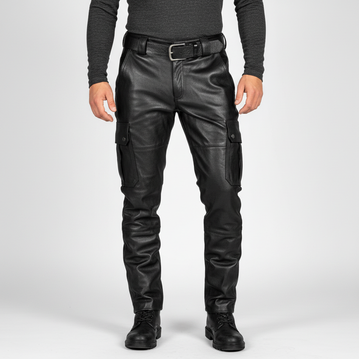 Smalle Motorradlederbroek - Daryl