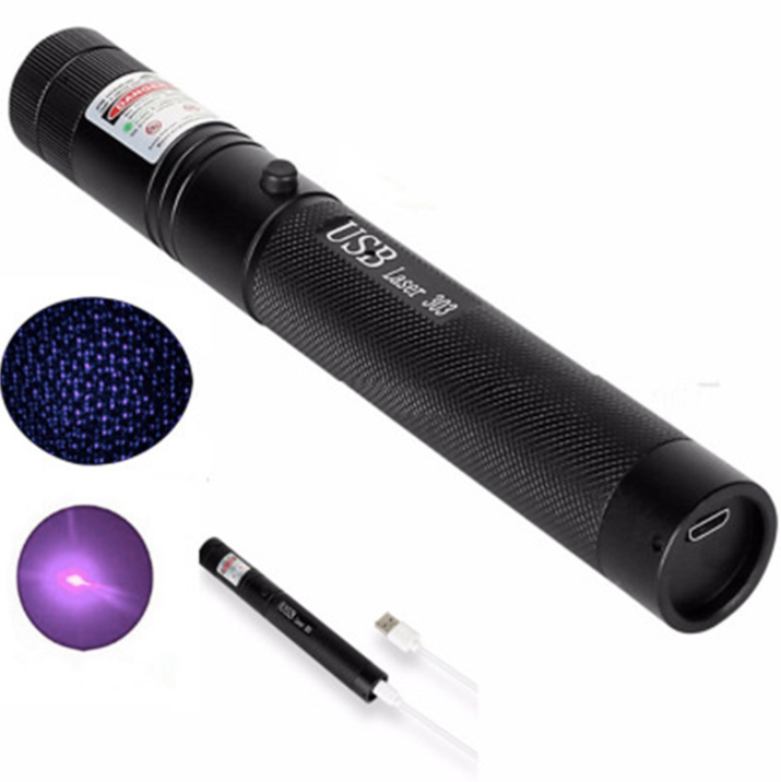 Zelara-Power Laser Pointer 303 - Oplaadbare USB Laserpointer met Hoog Vermogen
