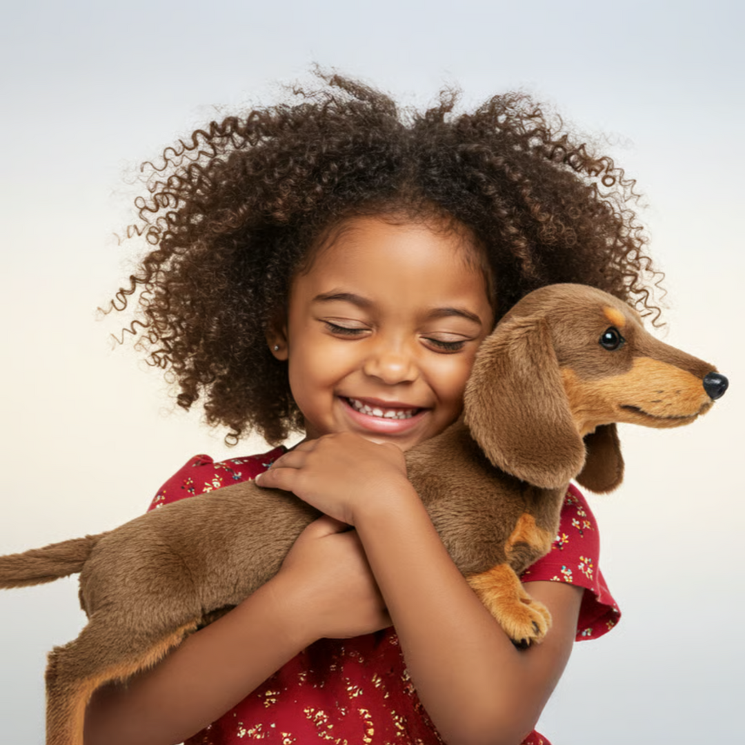 Interactieve pluchen hond met aanraaksensoren, levensechte bewegingen en ultrazachte vacht