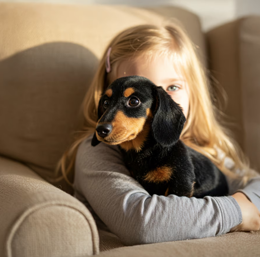 Interactieve pluchen hond met aanraaksensoren, levensechte bewegingen en ultrazachte vacht