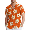 Heren Zomerhemd met Bloemenprint en Reverskraag – Elian