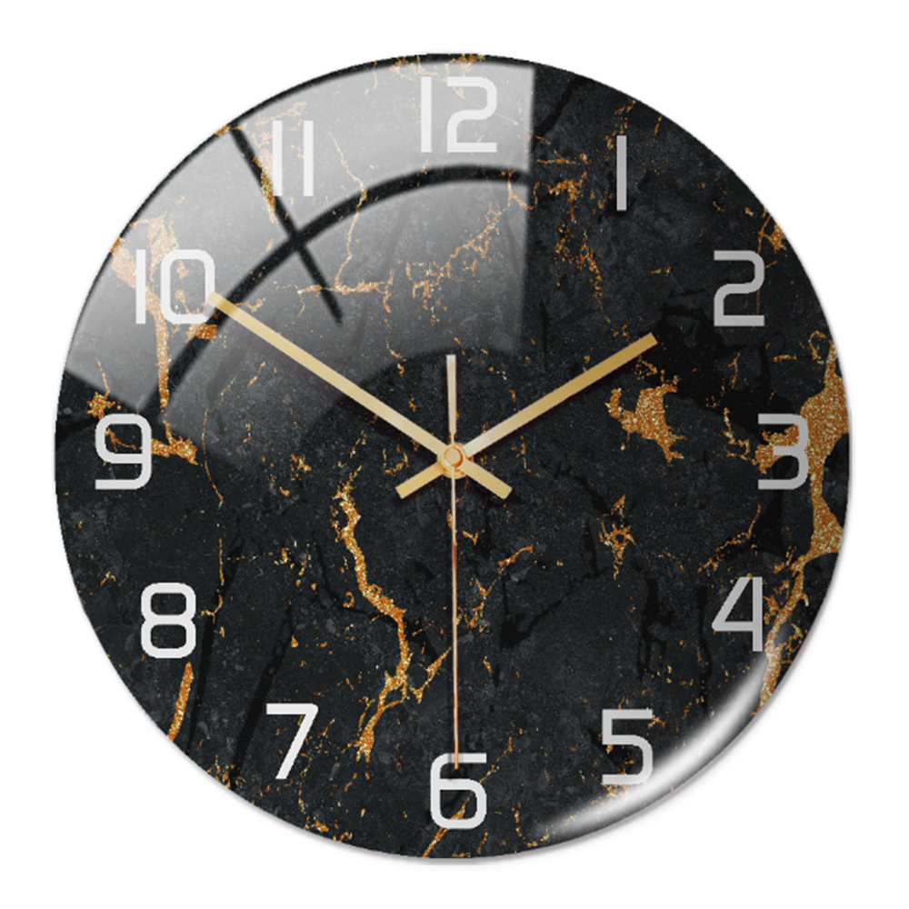 Elegante Wandklok met Marmereffect – MarbleTime