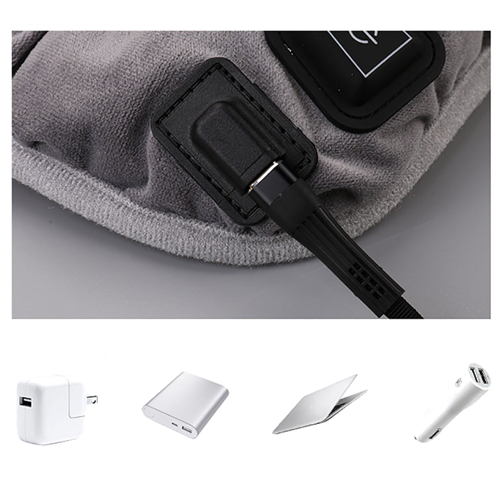 USB-C-verwarmd zitkussen met drie warmtestanden