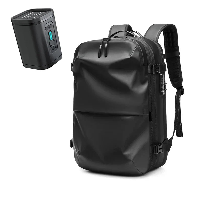 ElitePack Rugzak met Luchtcompressie | Waterdichte 60L rugzak voor zaken en reizen met vacuümcompressietechnologie