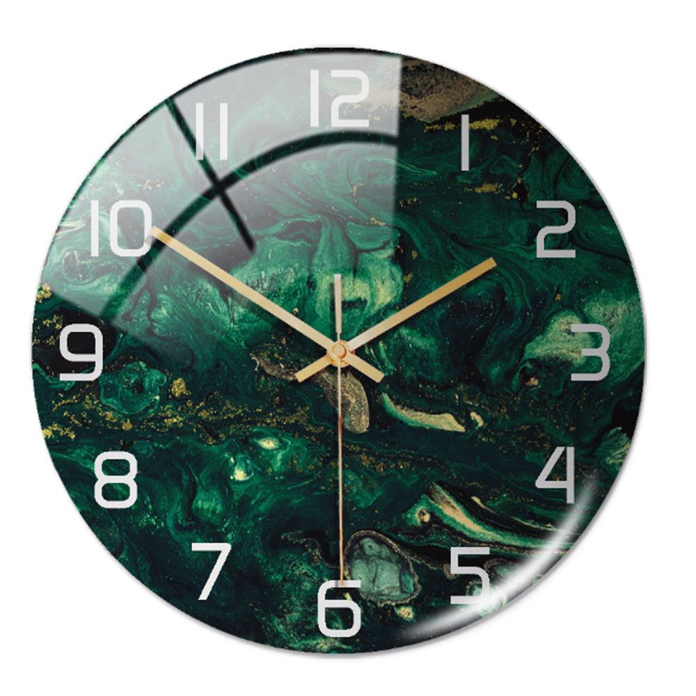 Elegante Wandklok met Marmereffect – MarbleTime