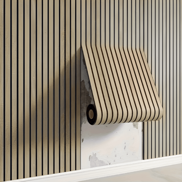 Zelfklevende houten panelen voor stijlvolle wandafwerking