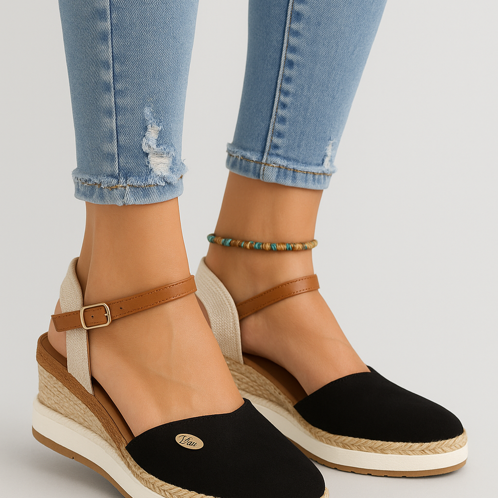 Senava – Orthopedische Comfortabele sandalen met Sleehak - SkinzLine