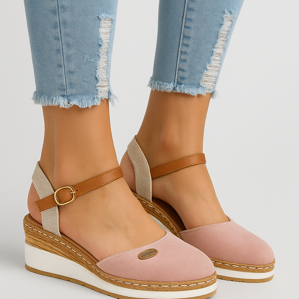 
                  
                    Senava – Orthopedische Comfortabele sandalen met Sleehak - SkinzLine
                  
                