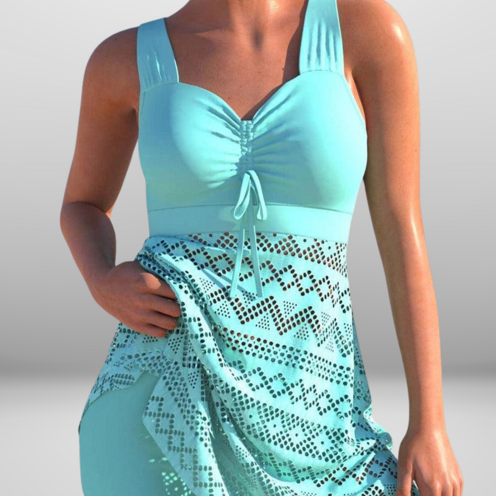 
                  
                    Serelune – Elegante Tankini met Kantdetails voor Zwem comfort
                  
                
