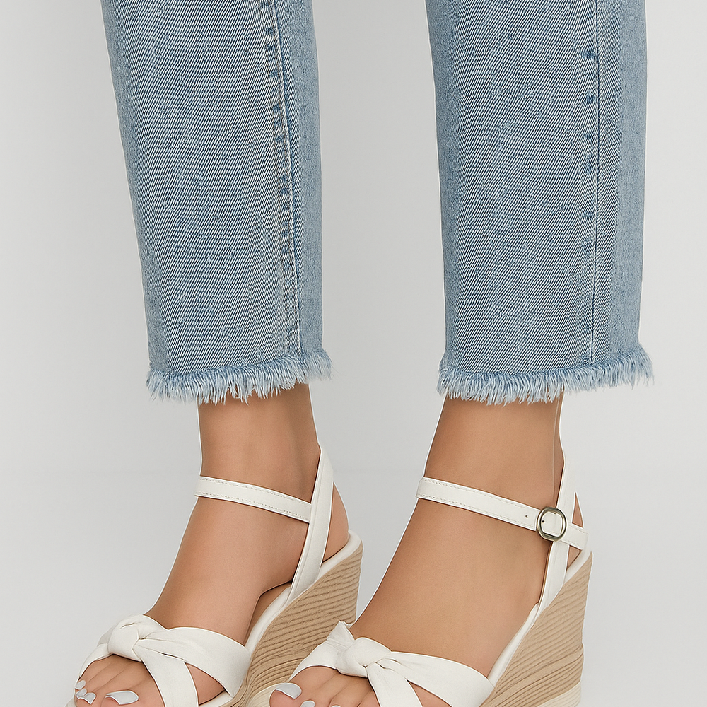 Serena – Dames Sandalen met Suède Afwerking