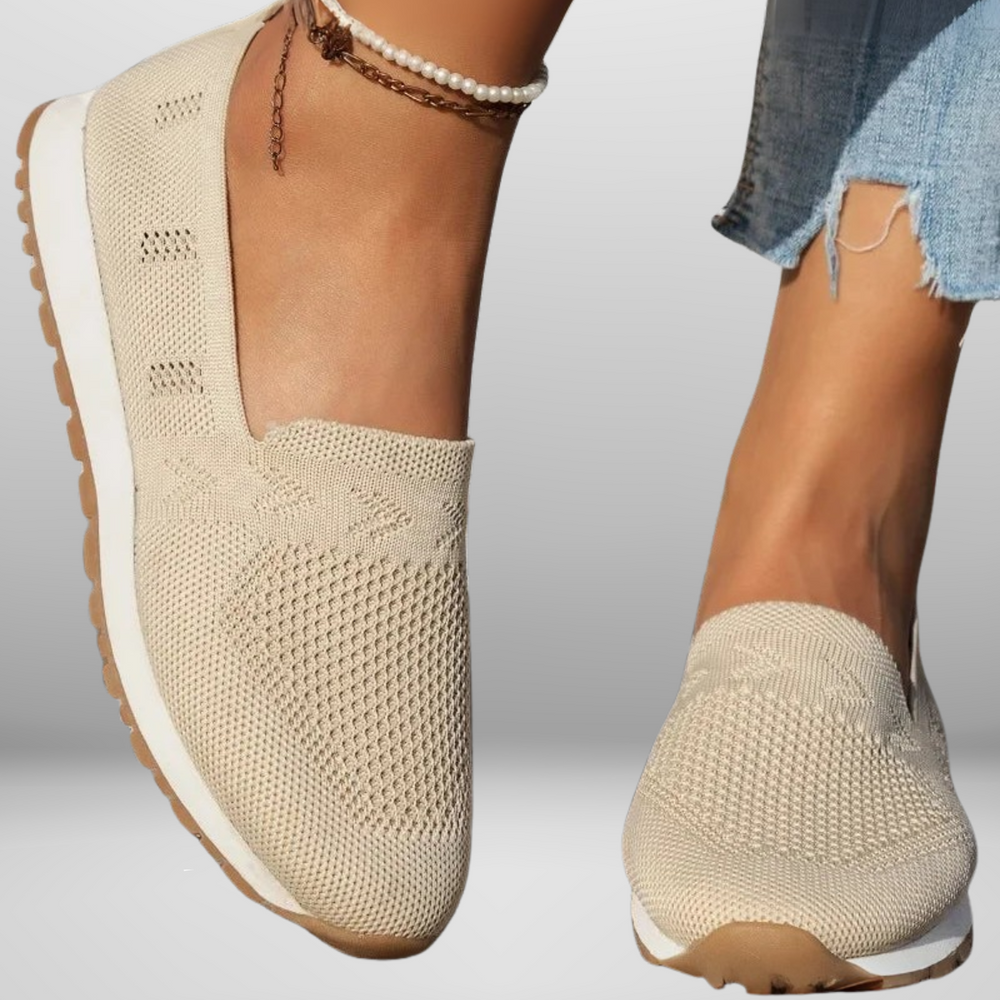 Sereniva – Luchtige Gebreide Orthopedische Loafers met Flexibele Zool