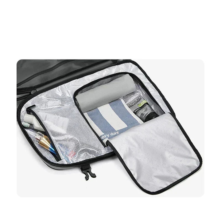 ElitePack Rugzak met Luchtcompressie | Waterdichte 60L rugzak voor zaken en reizen met vacuümcompressietechnologie