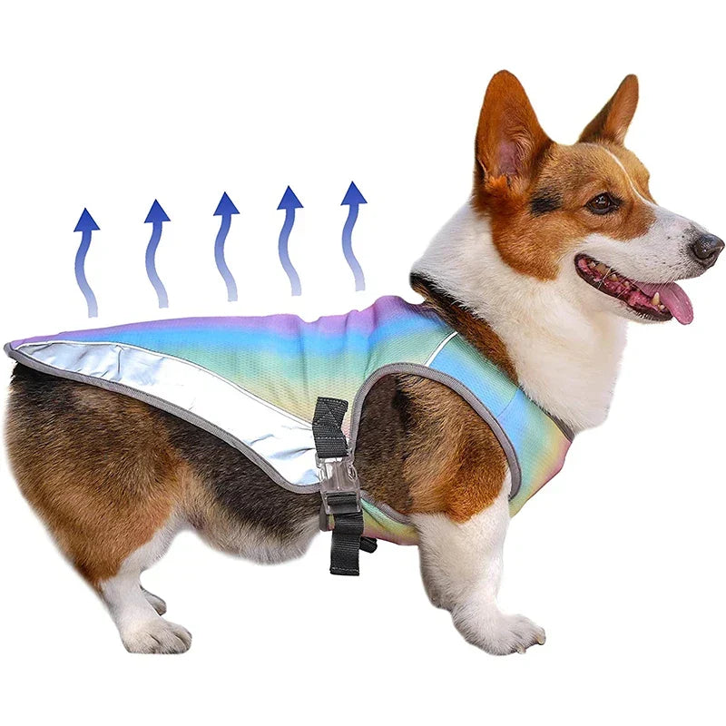 PawLux Ultra-Cool Hondenvest | Ademende en UV-beschermende Jas voor Honden bij Warmte