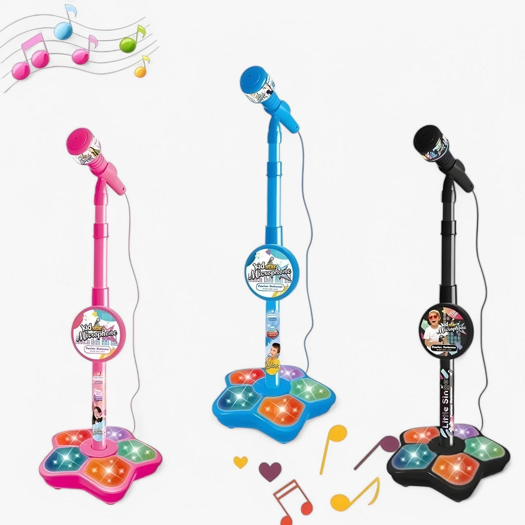 Kindermicrofoon met In Hoogte Verstelbare Standaard – SoundFun Stage