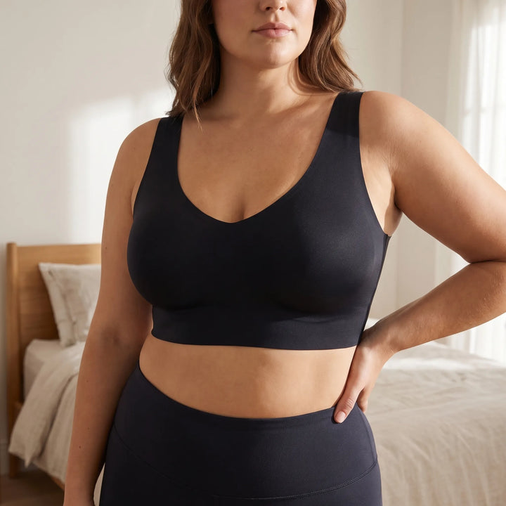 ShapletteSeamless Shaping Bra Top With Built-In Pads