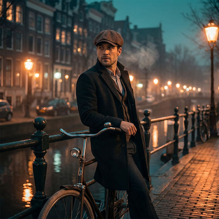 Vintage flatcap – klassieke newsboy-pet in retrostijl