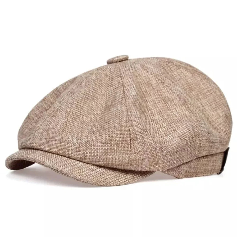 Vintage flatcap – klassieke newsboy-pet in retrostijl