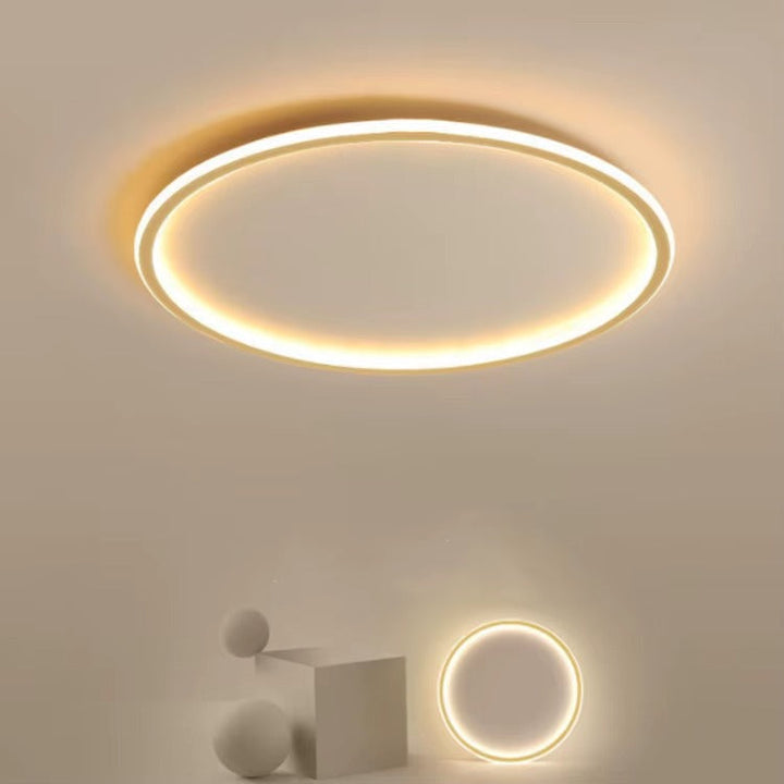Ronde Scandinavische LED-plafondlamp | 1 lichtpunt