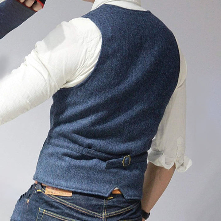 Denim vest voor heren