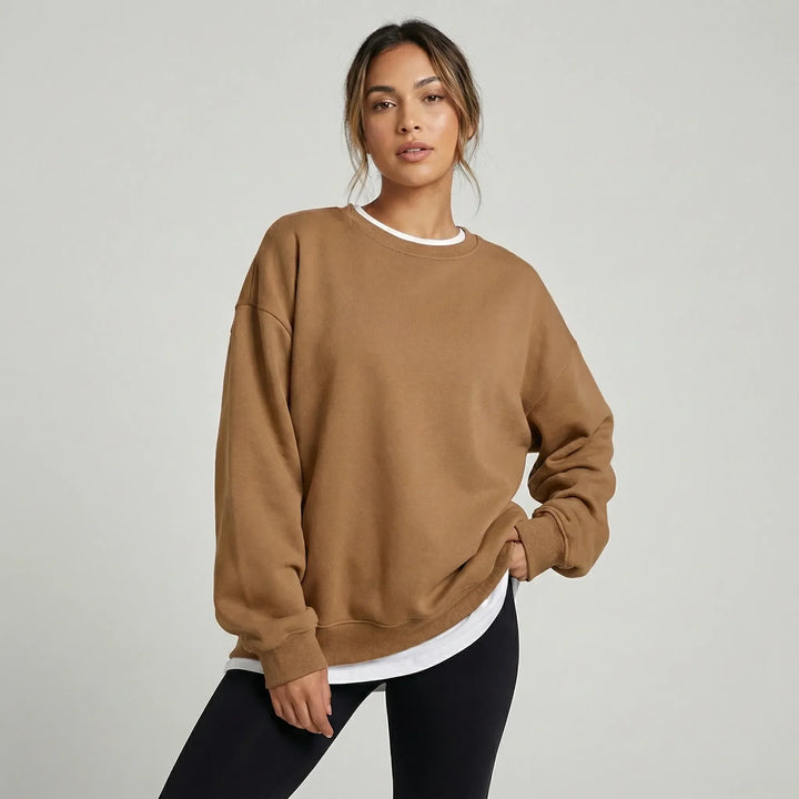 SlumvexOversized Crew Neck Sweatshirt