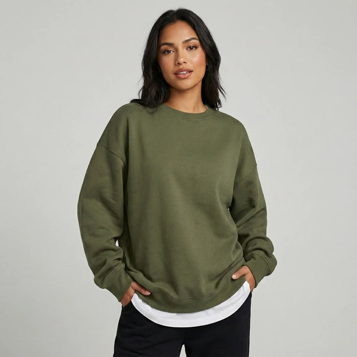 SlumvexOversized Crew Neck Sweatshirt