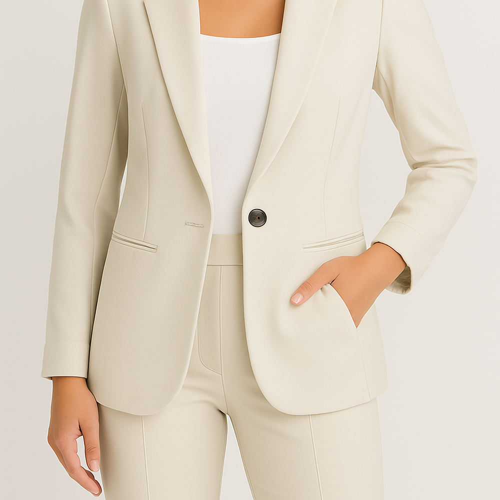 Solmira – Blazer en Broekenset voor Dames met Verfijnde Pasvorm - SkinzLine