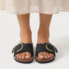 Kurk-Zool Slide Sandalen