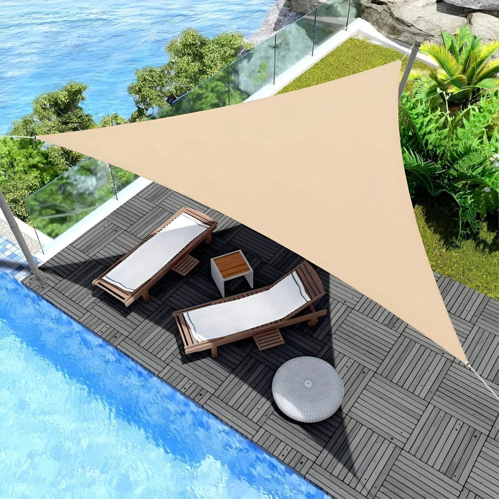 Zonnezeil | Driehoekig schaduwdoek voor terras | UV-bescherming en waterbestendig | AeriCover