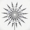 Kinetische Metalen Windspinner Op Steek