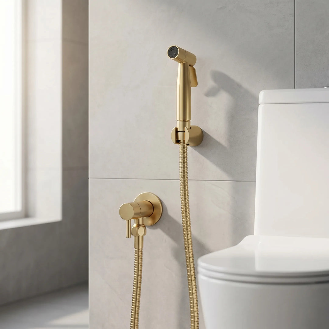 SprenzoWall-Mounted Bidet Sprayer Tap Set