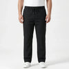 Casual broek met rechte pasvorm en elastische tailleband - Donnie