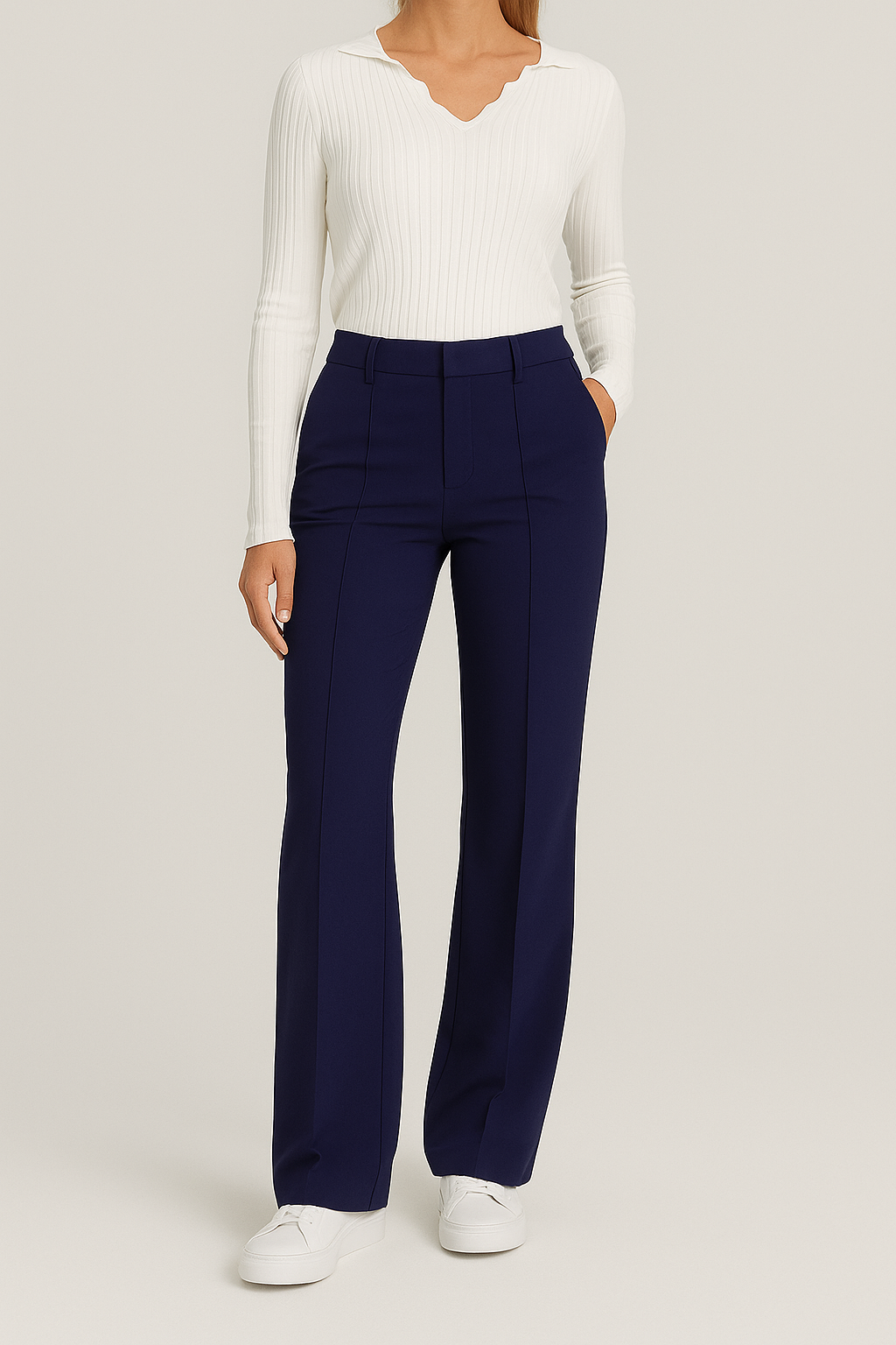 Taillora – Elegante Broek met Hoge Taille - SkinzLine