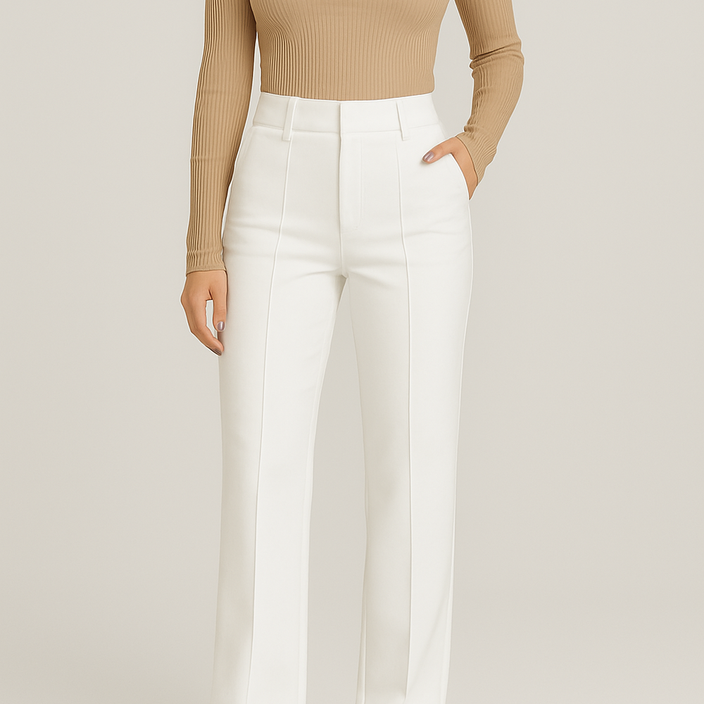 
                  
                    Taillora – Elegante Broek met Hoge Taille - SkinzLine
                  
                