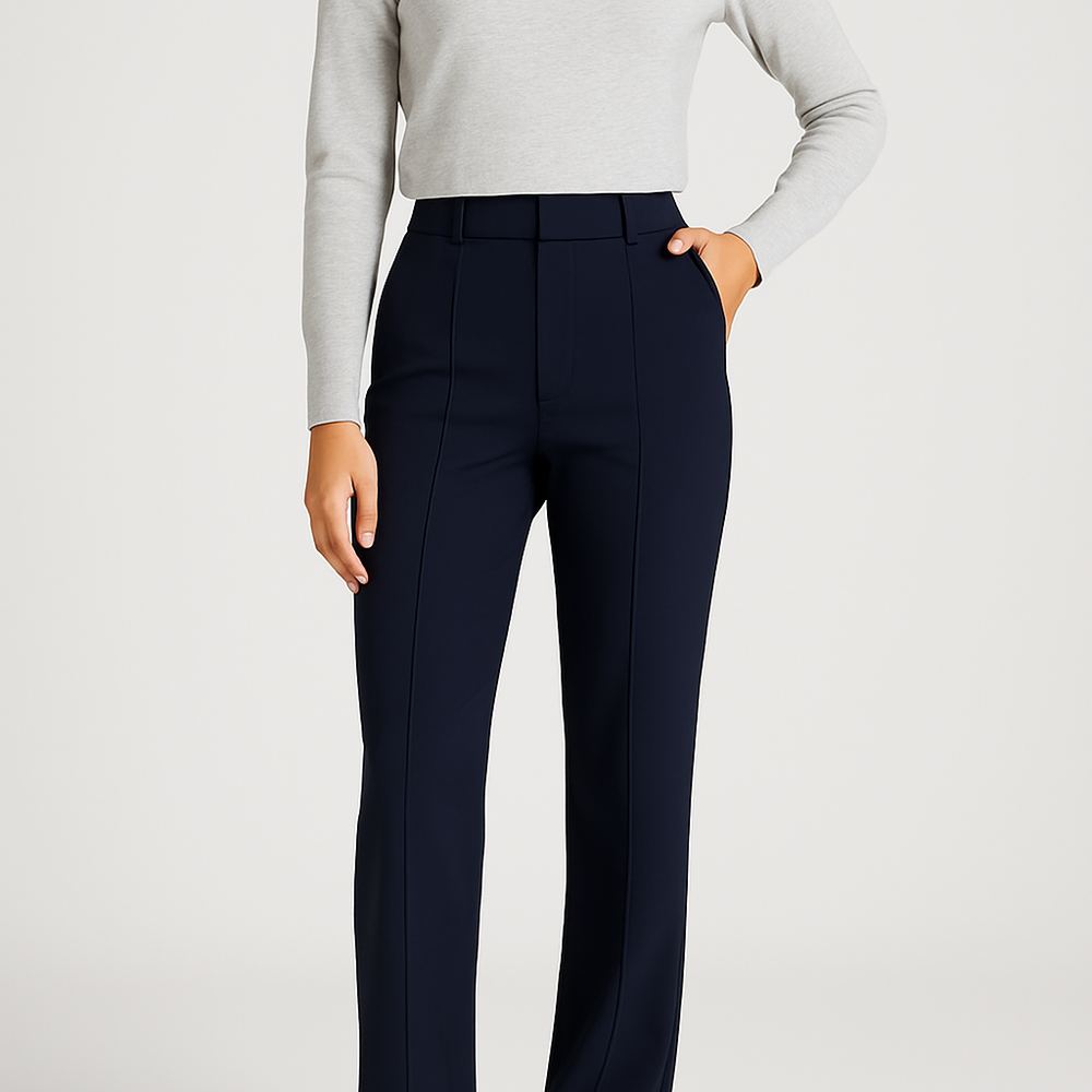 
                  
                    Taillora – Elegante Broek met Hoge Taille - SkinzLine
                  
                