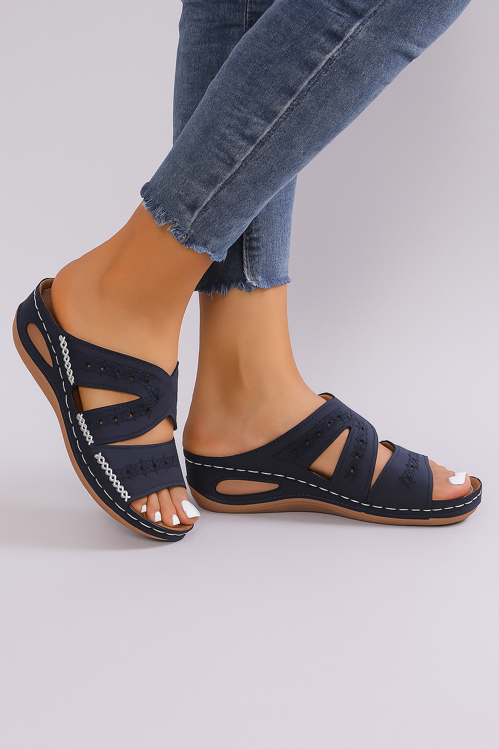 Theravira – Orthopedische Dames Sandalen met Ergonomisch Voetbed